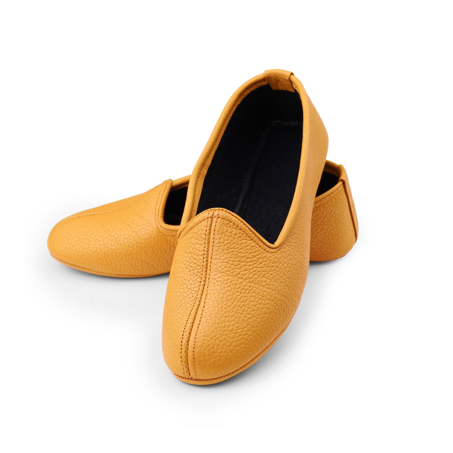 Hardal Hakiki Deri El Yapımı Patik